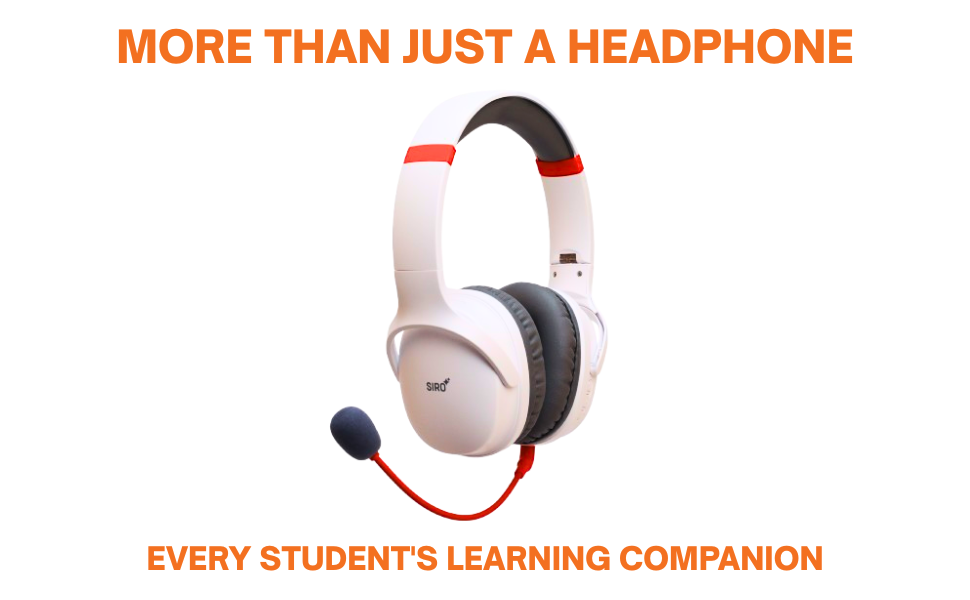 kids bluetooth headphone with 85db safe listening volume + external learning mic | voice reflex technology for reading & pronunciation | over ear, comfortable, adjustable & durable kids bluetooth headphone with 85db safe listening volume + external learning mic | voice reflex technology for reading & pronunciation | over ear, comfortable, adjustable & durable